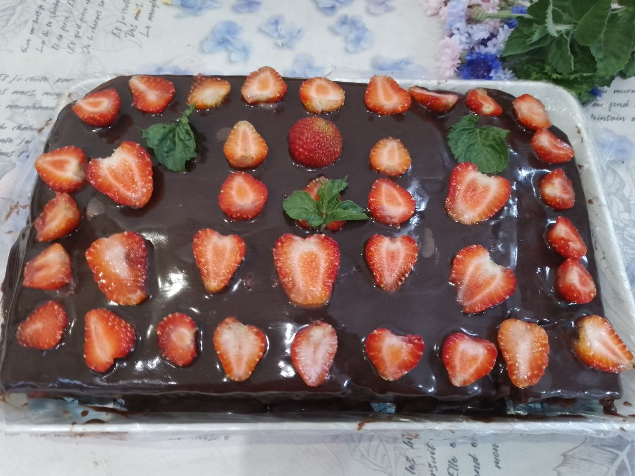Chkoladniypirog S Klybnikoy 17