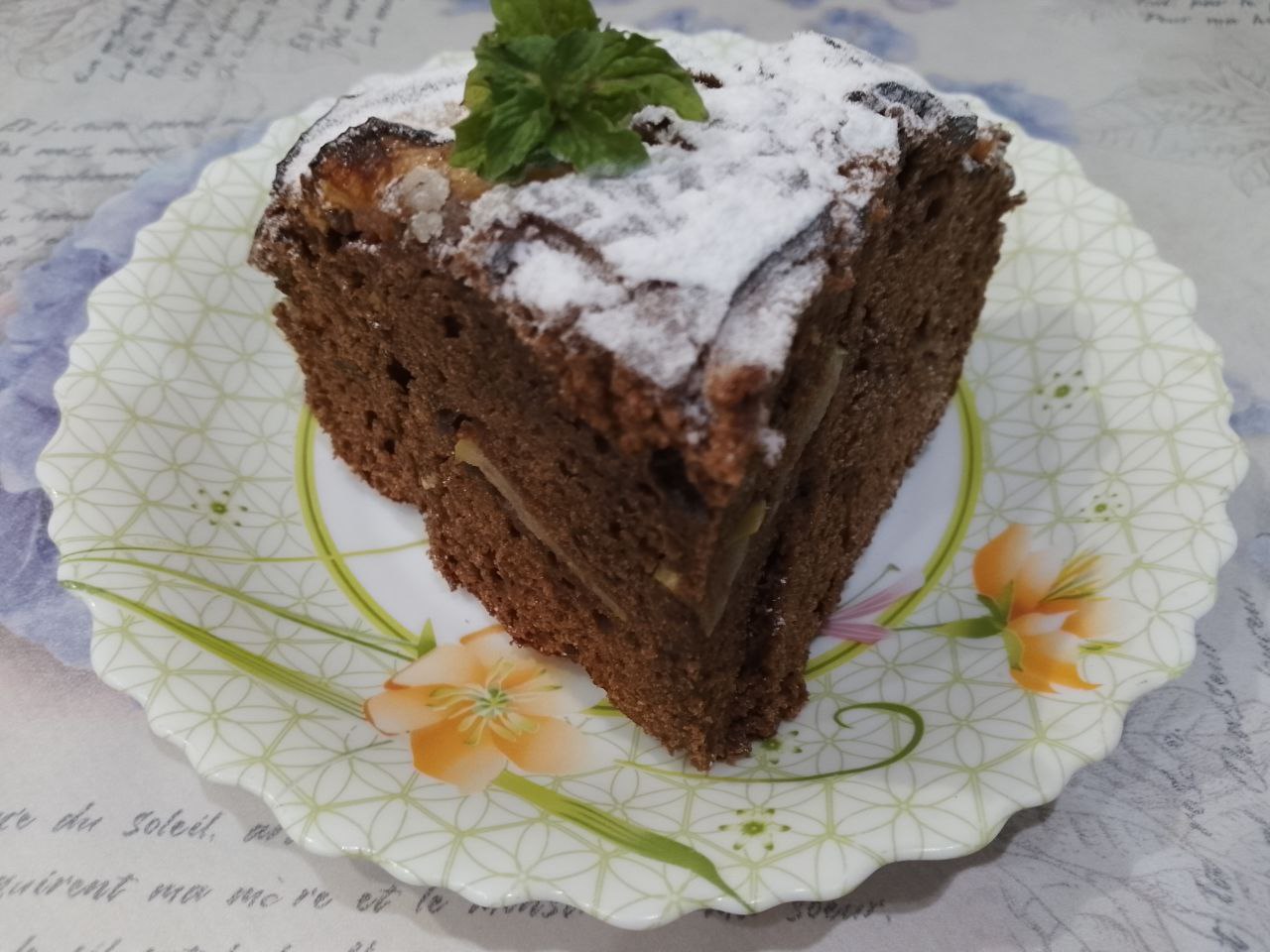 Chokoladniypirog S Yablokami 17