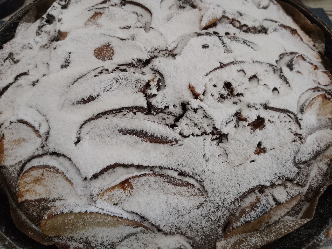 Chokoladniypirog S Yablokami 14