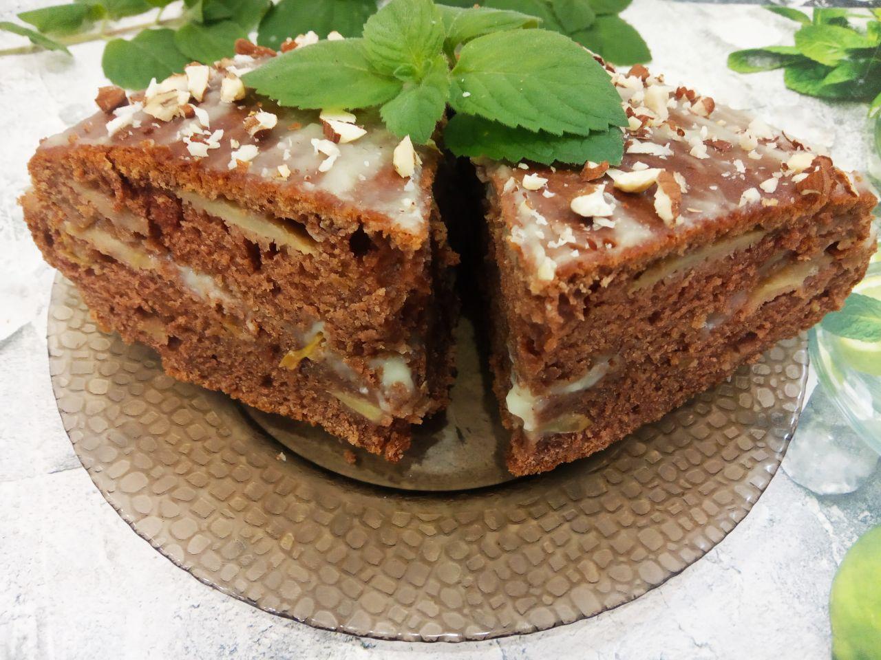 Pirog Chokoladniy S Kremom5